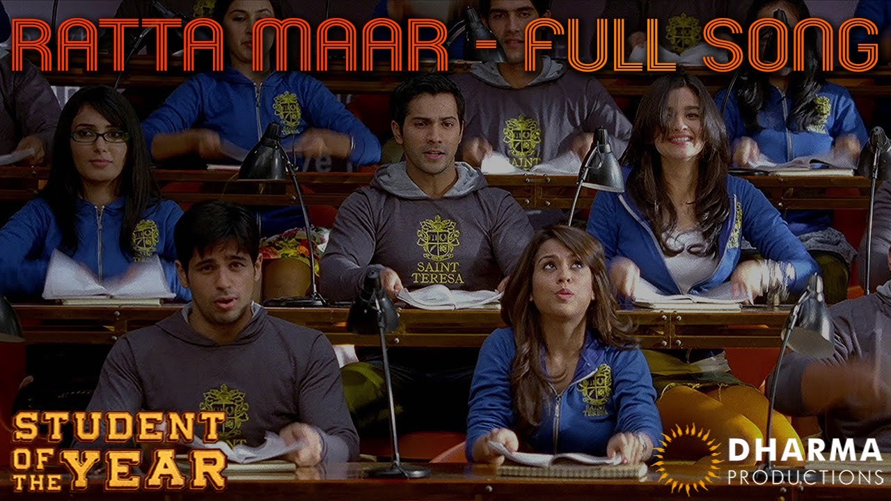 Ratta Maar - Student Of The Year - Official Full Song - Sidharth Malhotra, Alia Bhatt & Varun Dhawan