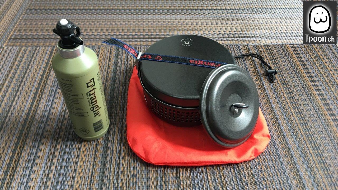 【Trangia】ストームクッカーSで飯を炊く!! 純正ブラックリッドの紹介