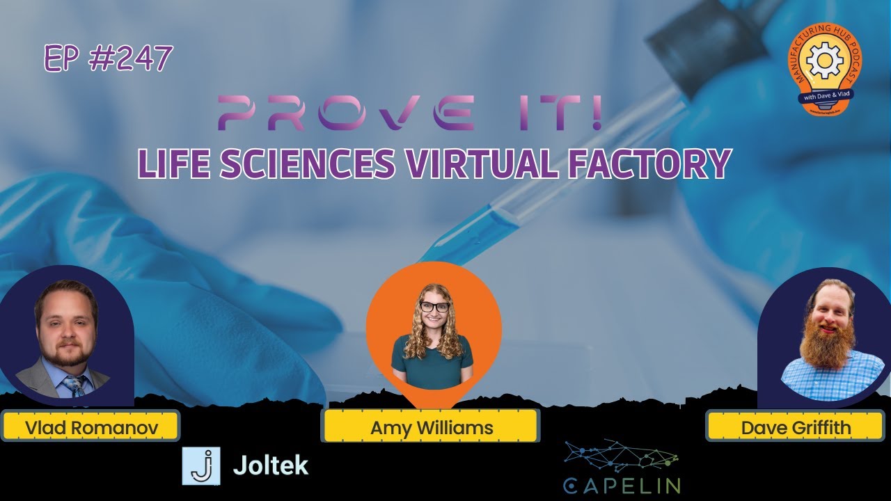 Ep. 246 - ProveIt Life Sciences Virtual Factory Preview Show - MFG HUB 247