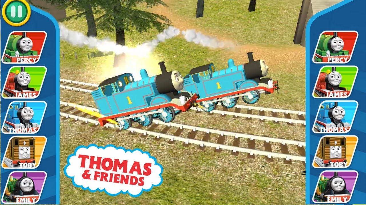 TWO PLAYERS Mode: THOMAS Vs THOMAS! | Thomas & Friends: Go Go Thomas! &ndash; Speed Challenge By Budge