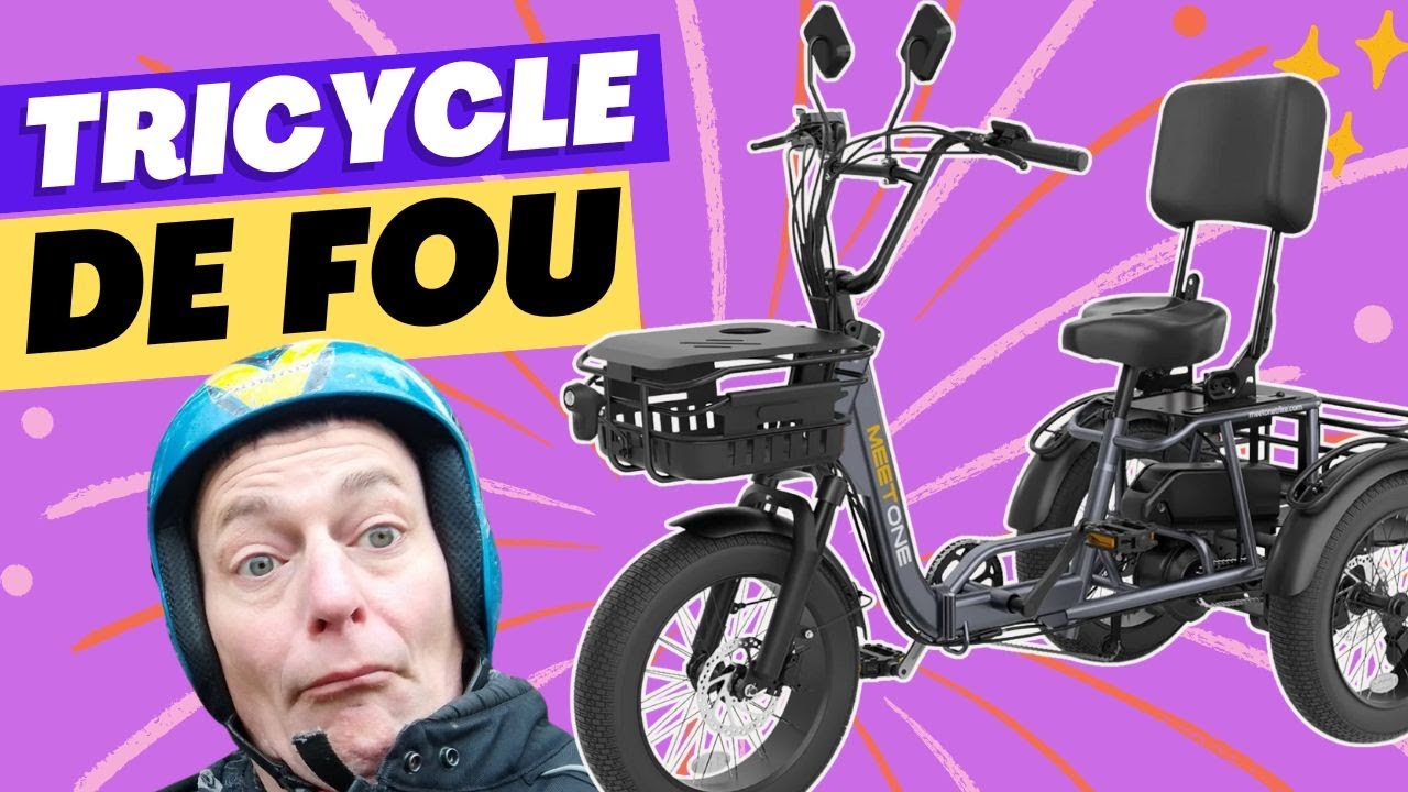Le tricycle électrique Top de chez Top (Meetone breeze pro fat)