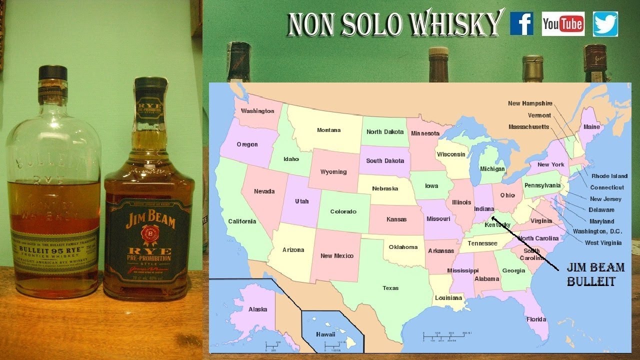 Degustazione di 2 Rye whiskey, Bulleit e Jim beam. Differenze?