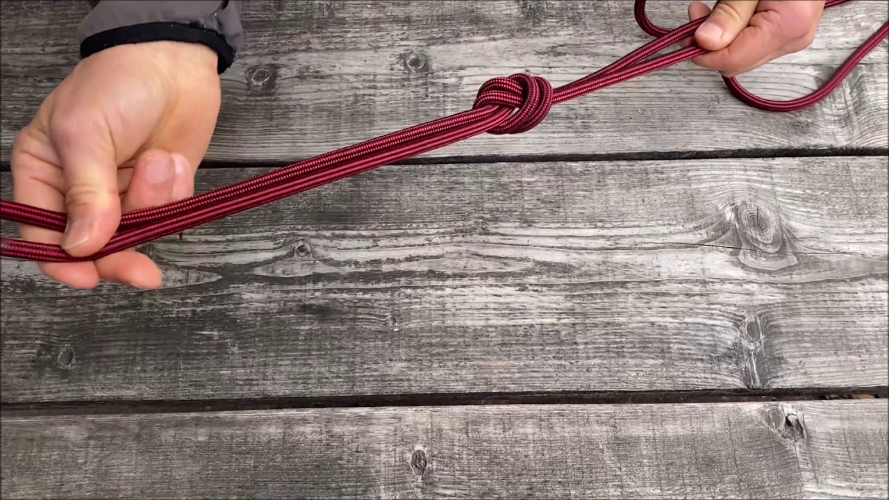 Knotenschule 1: Der &Uuml;berhand-Knoten mit zwei Enden