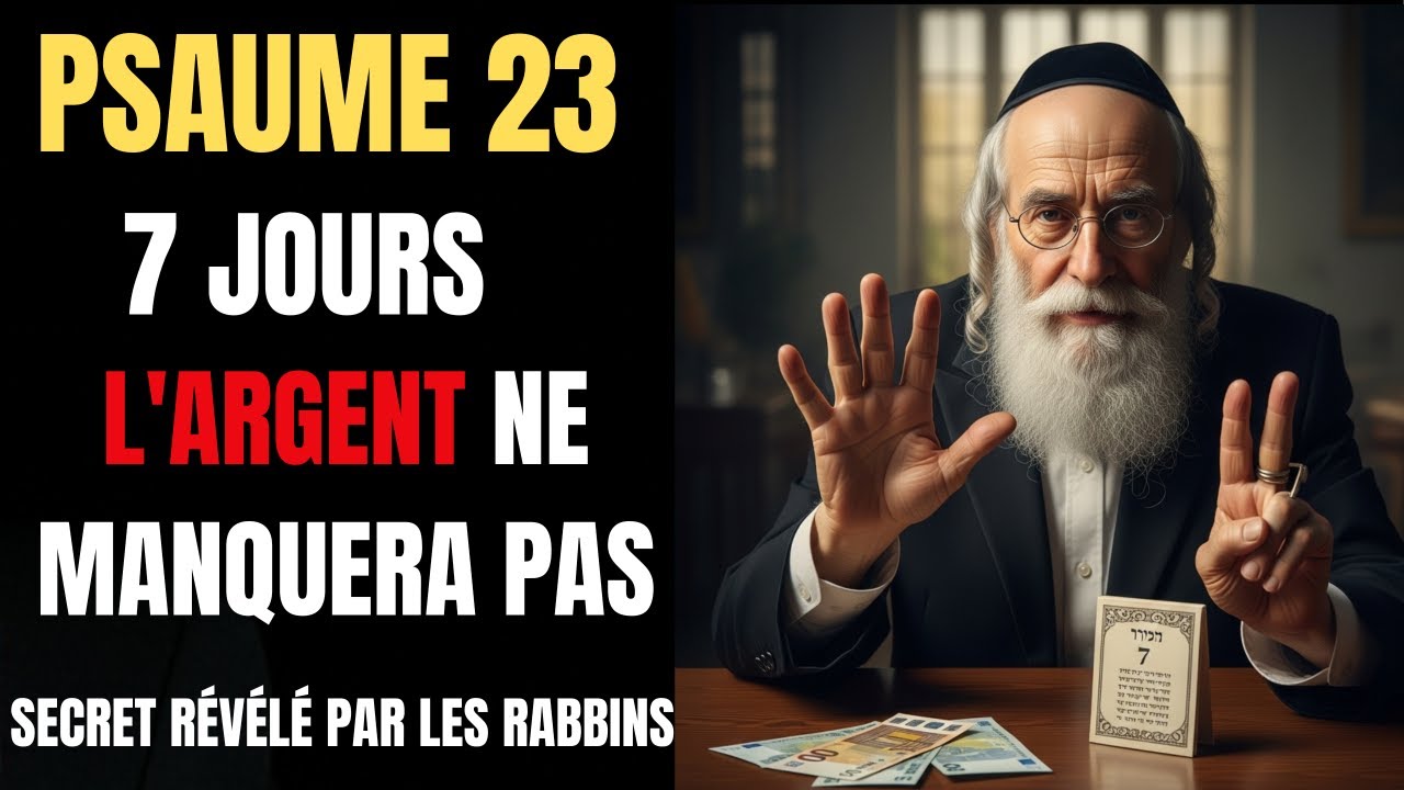 7 JOURS AVEC LE PSAUME 23 : COMMENT ACTIVER LA COUPE QUI DÉBORDE DANS TA MAISON