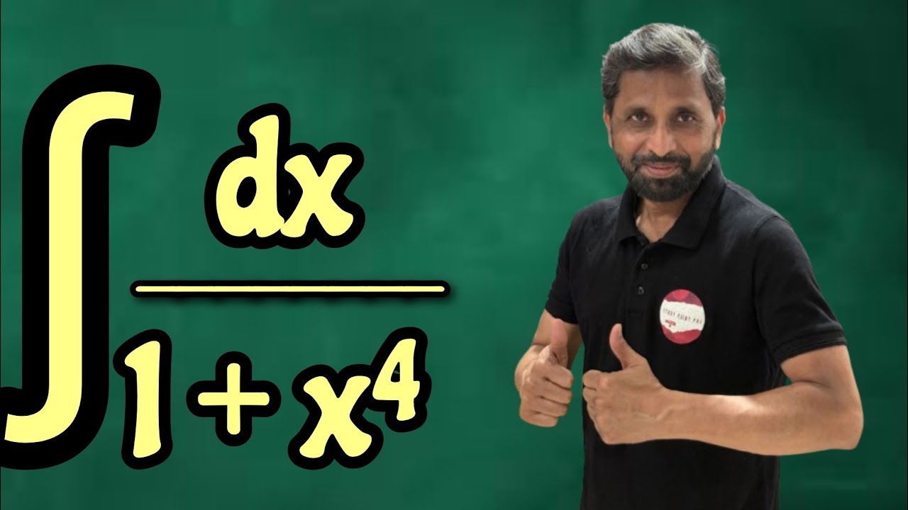 Integration of 1/ 1+x^4  @StudyPointPro