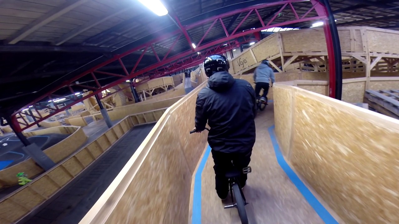 XC Lap on a BMX @ Stride Indoor Bikepark Strasbourg, France