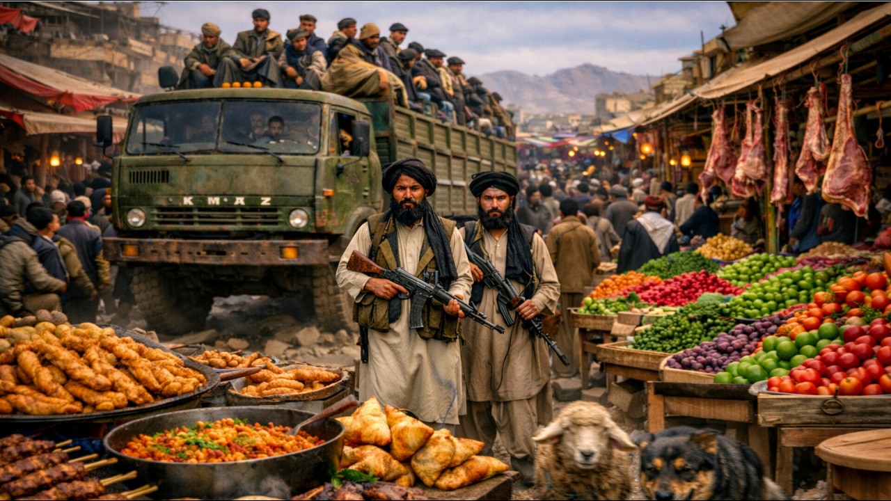 🇦🇫 Afghanistan Dangerous Market | Real Life of Poor People | 4k Walking Tour