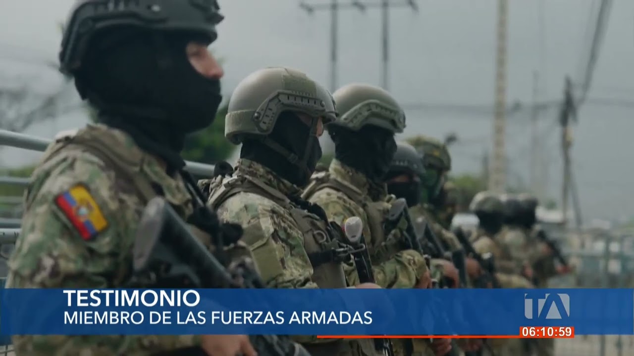 FF.AA. mantienen el control absoluto en las cárceles del Ecuador
