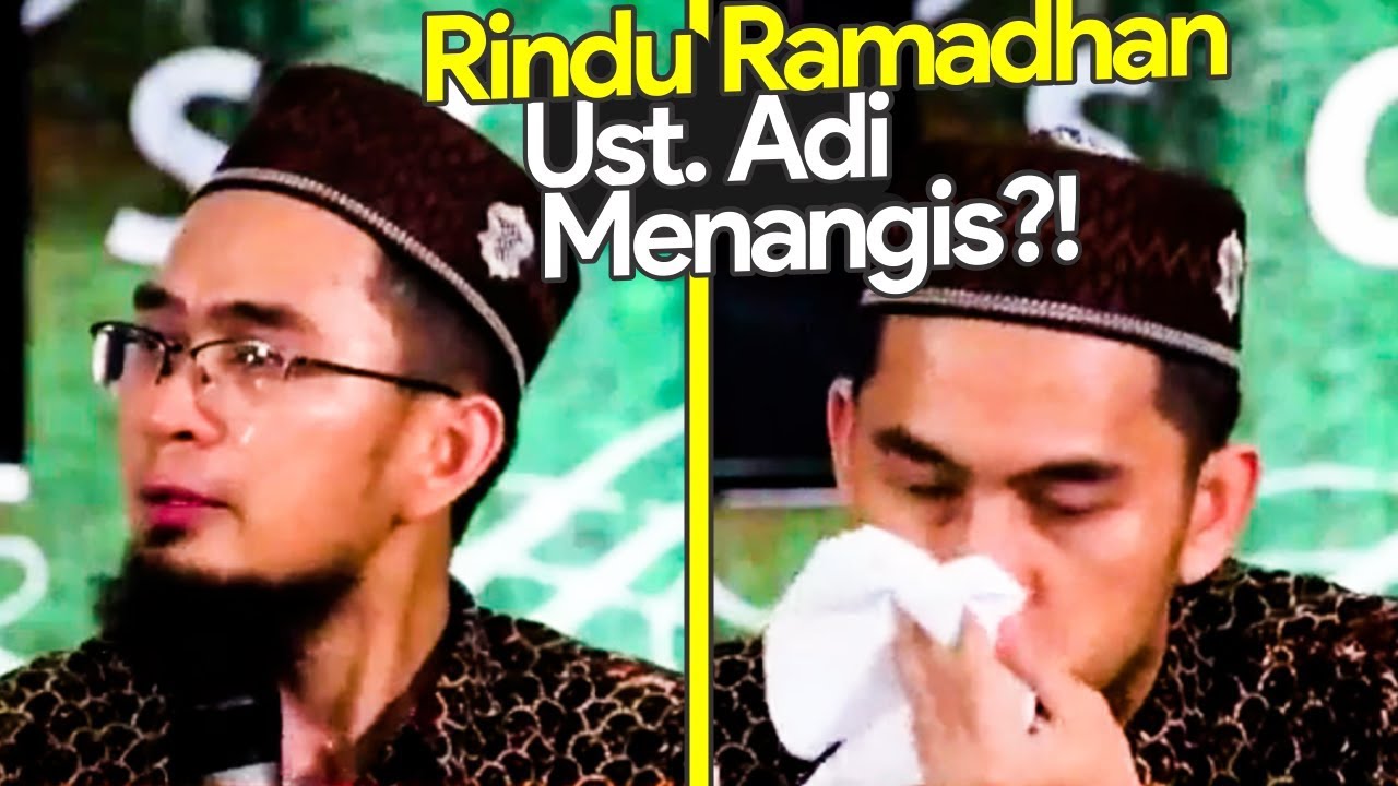 Rindu PUASA‼️ UAH Sampaikan Pesan ini SAMBIL NANGIS - Ustadz Adi Hidayat LC MA