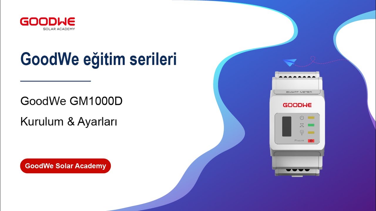 GoodWe GM1000D Kurulum & Ayarları_Turkish