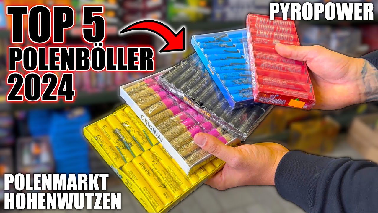 POLENBÖLLER VERGLEICH 2024 | TOP 5 POLENBÖLLER von PYROPOWER auf dem  POLENMARKT HOHENWUTZEN!