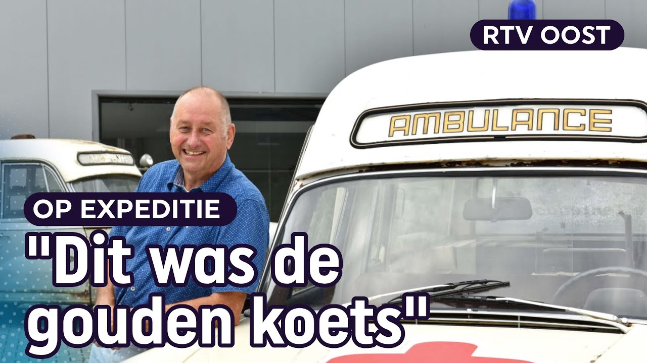Bert (65) heeft een indrukwekkende collectie oude ambulances | RTV Oost