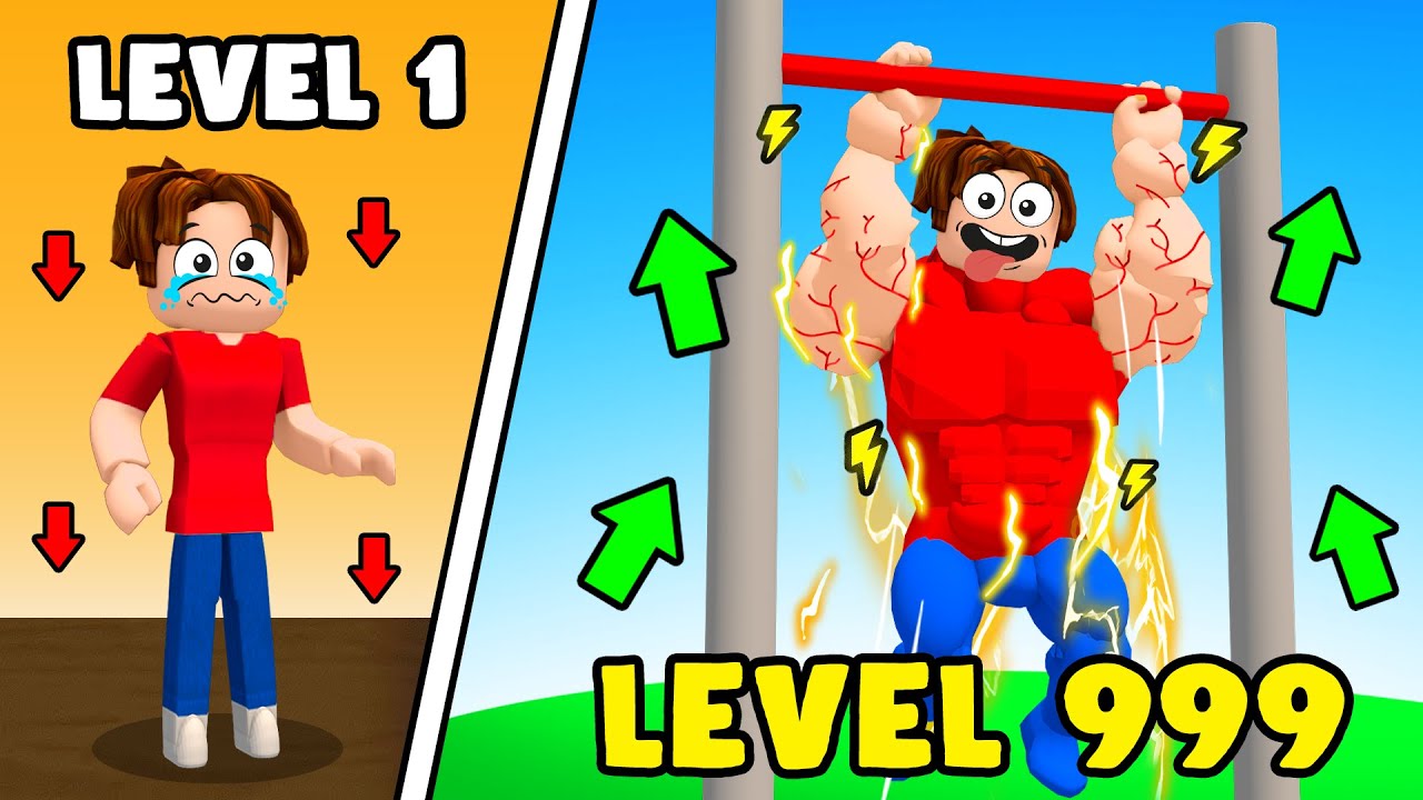 Doing 5,423,967 Pull Ups in Roblox