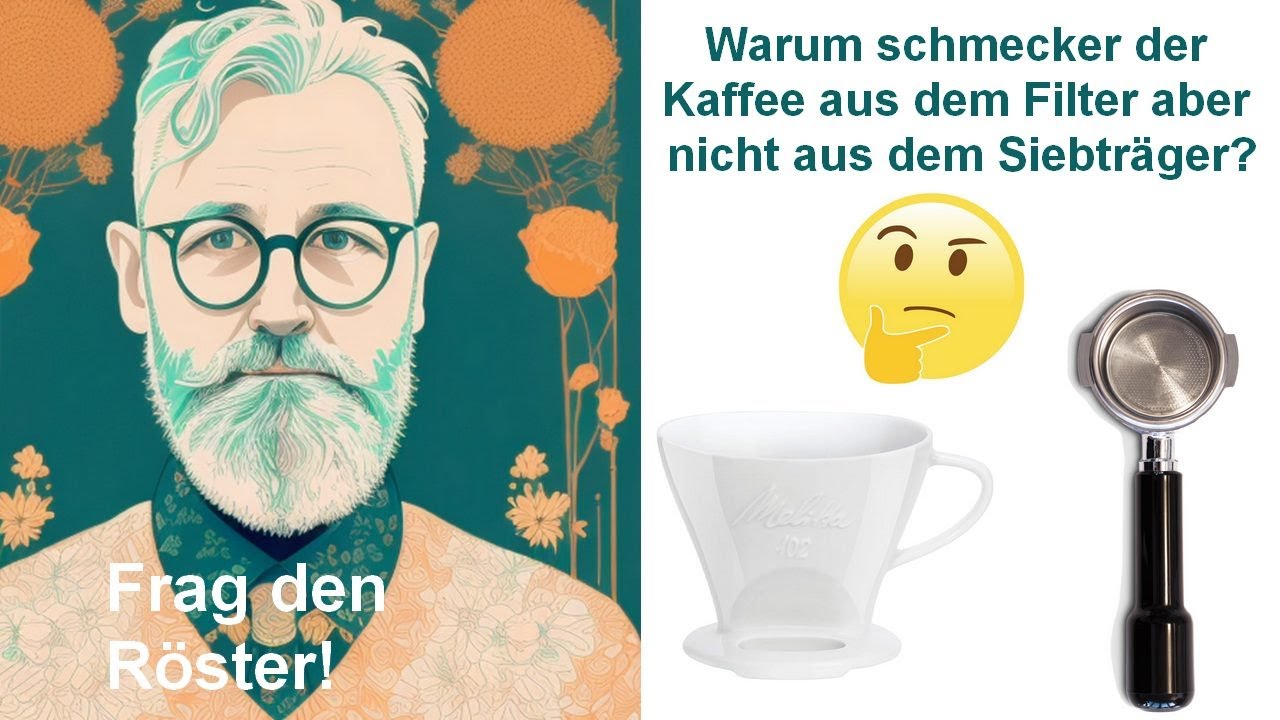 Ein und derselbe Kaffee schmeckt aus dem Filter aber nicht aus dem Siebträger? Warum?🤷🏼‍♂️🤔