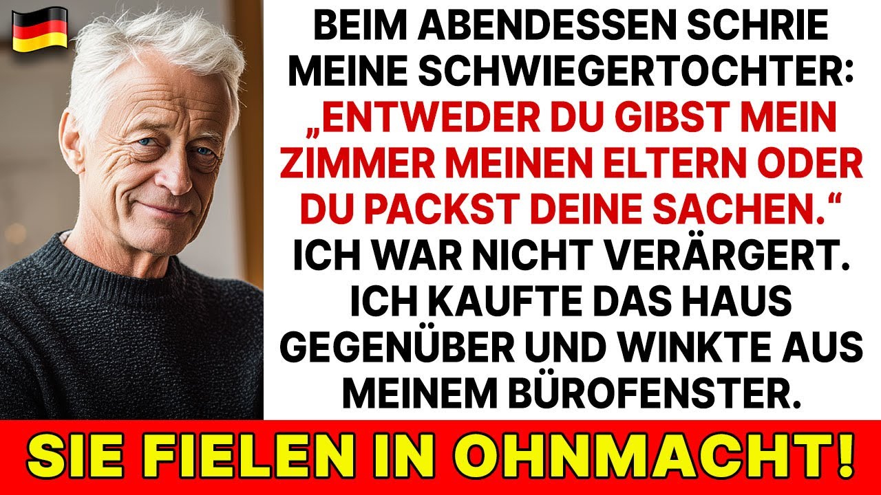Meine Schwiegertochter wollte mich rauswerfen – also kaufte ich das Haus gegenüber