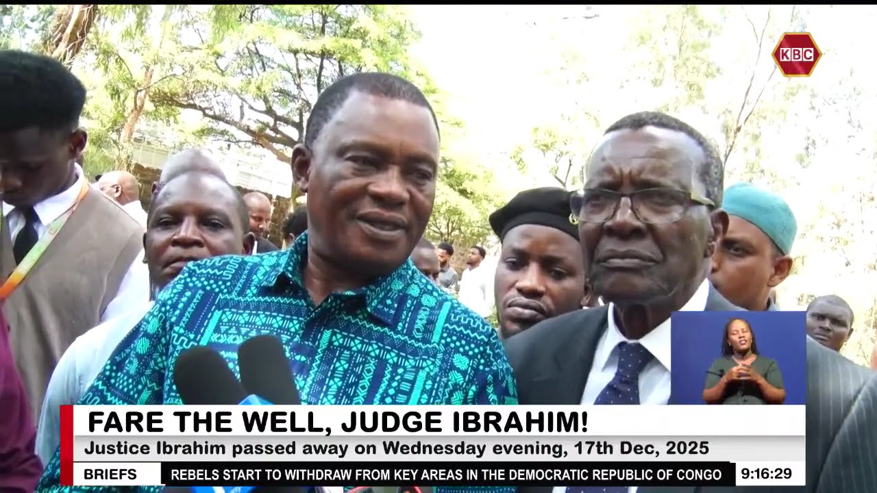 Supreme Court Judge Mohammed Ibrahim laid to rest at Kariokor cemetery