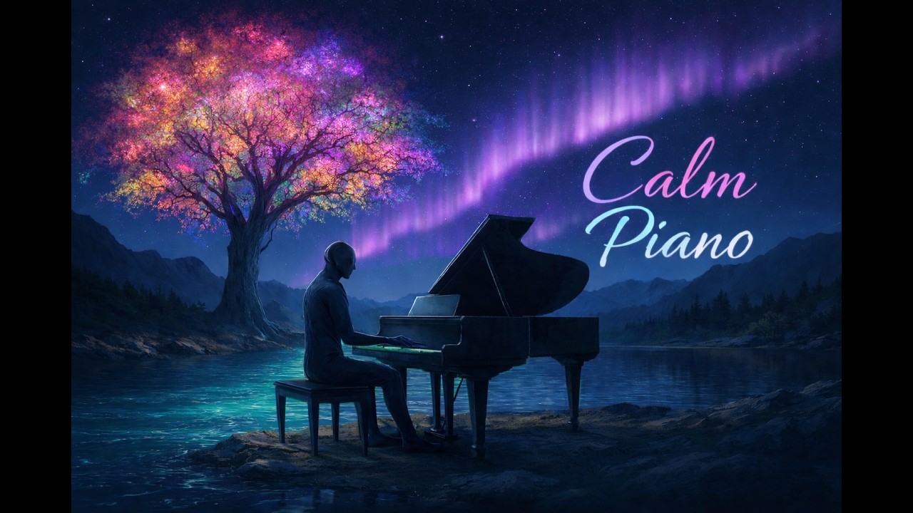 Quantyra Calm Piano 01 - 1 Hour Relaxing Music - Ambient & Chill