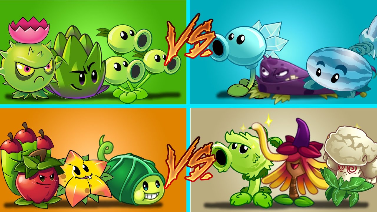 Plants Vs Zombies 2 Combinación Duelo De 4 Equipos Aleatorios Parte 24