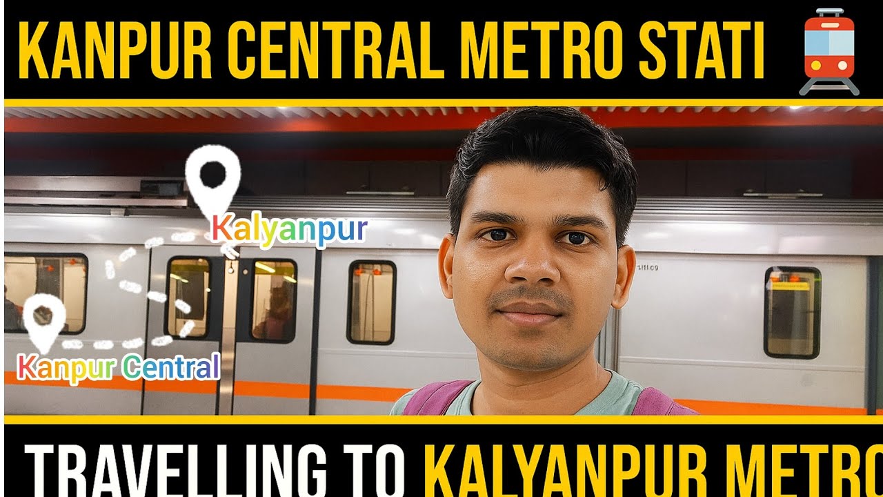 Kanpur Central Metro🚇 To Kalyanpur.#kanpurmetro #kanpur