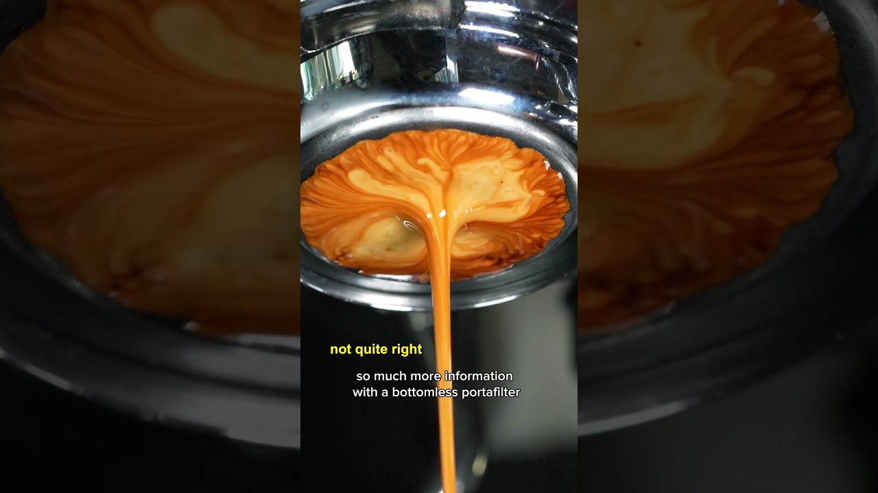 Why I use a bottomless portafilter for espresso