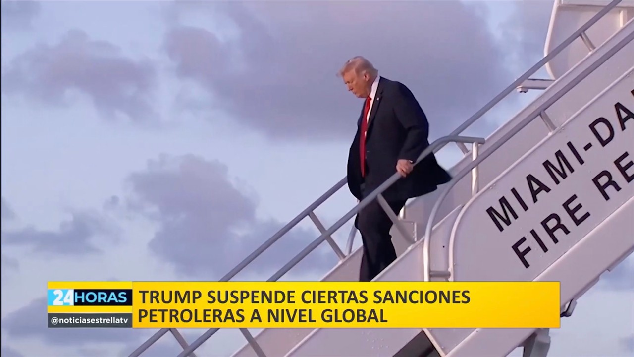 🟡 Trump quitaría sanciones para bajar precio de gasolinas | Noticiero 24 Horas