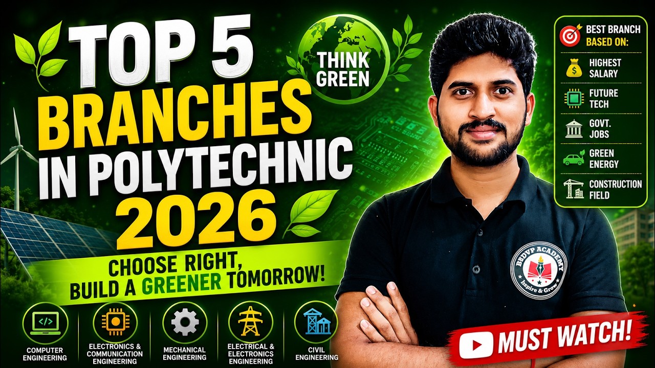 Best Polytechnic Branches 🔥 Top 5 Diploma Courses After 10th