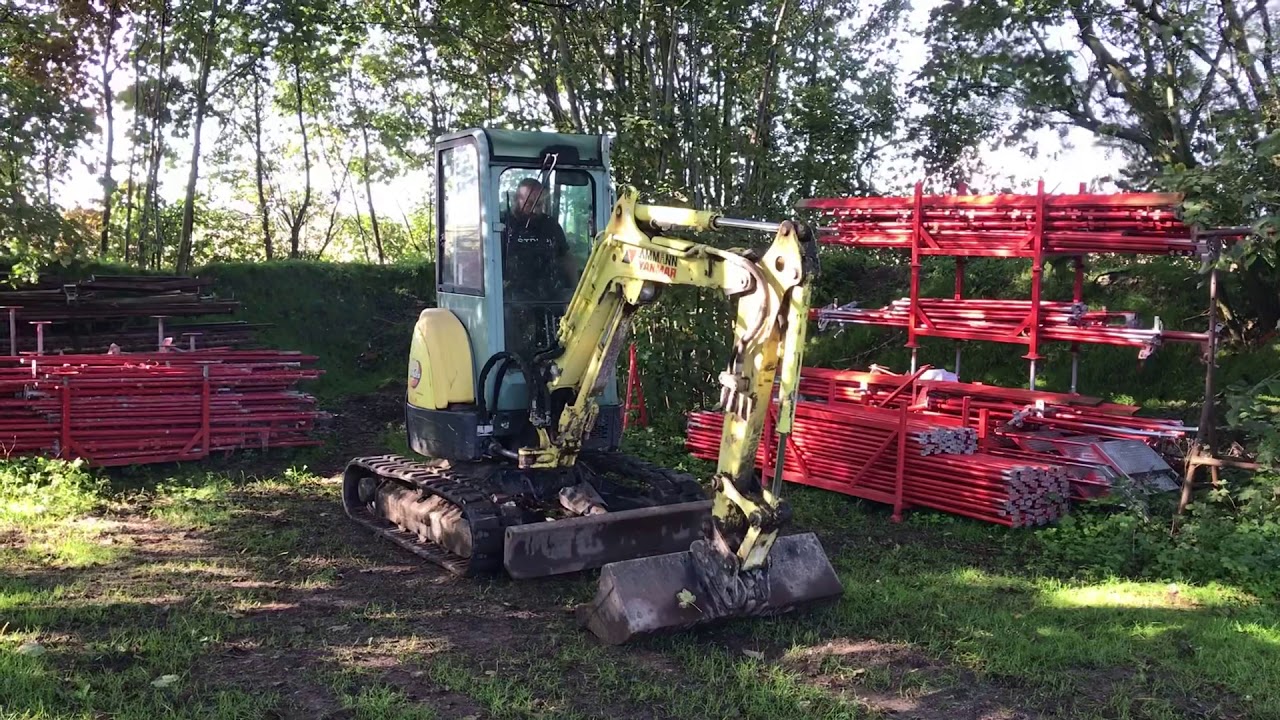 Køb minigraver Yanmar ViO 25 på Klaravik.dk