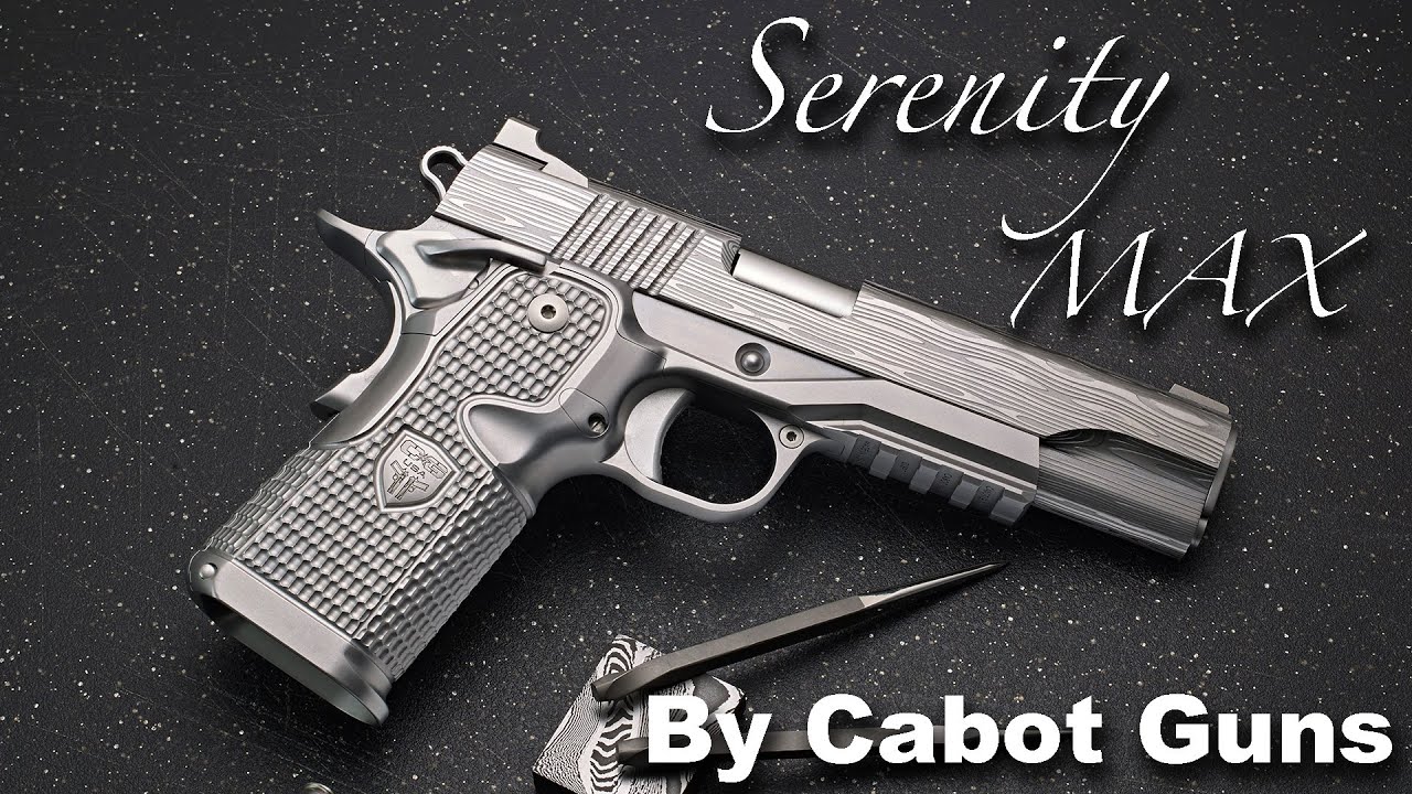 Serenity Max - a Damascus Steel Doublestack 1911 by Cabot Guns