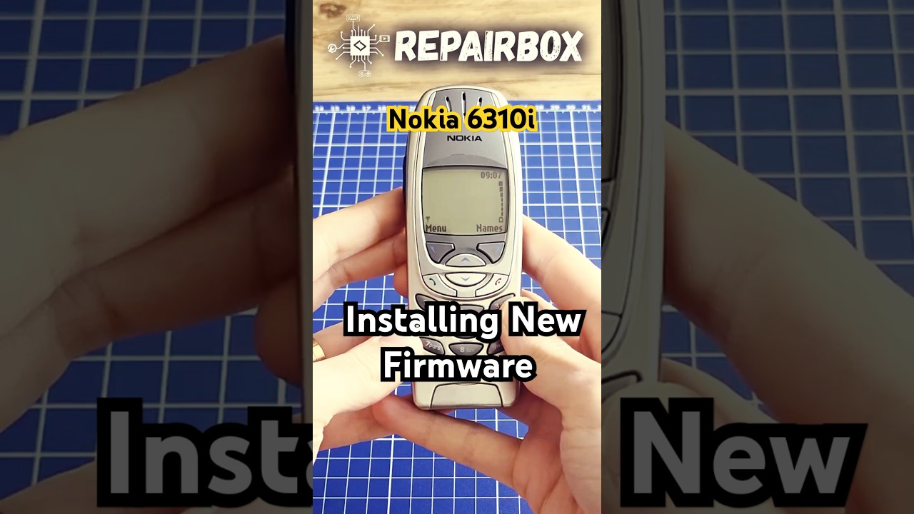 Nokia 6310i - Software Update via JAF Box  #repair #nokia #6310i #retro #gsm