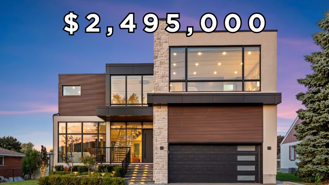 Touring a $2.8M Modern Home Outside Toronto with a Back Yard That Can Double as a DRIVING RANGE!