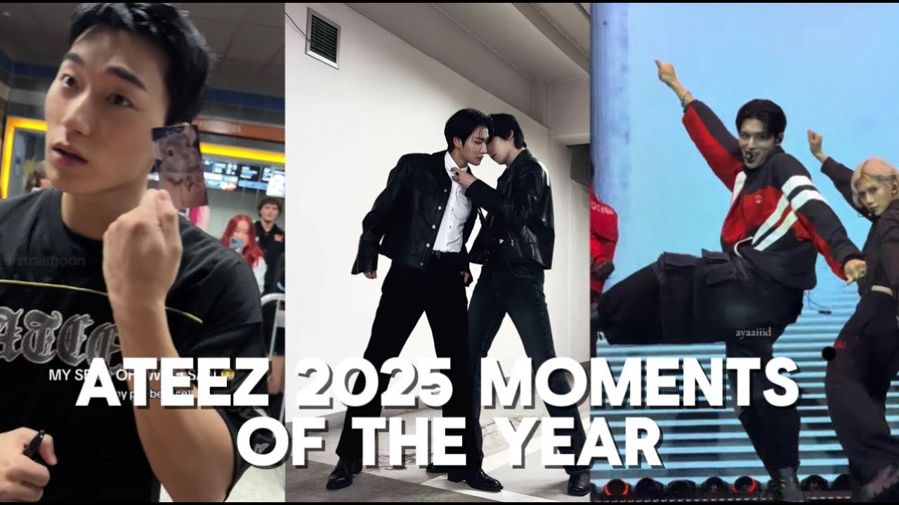 Ateez 2025 Moments to celebrate the end of the year
