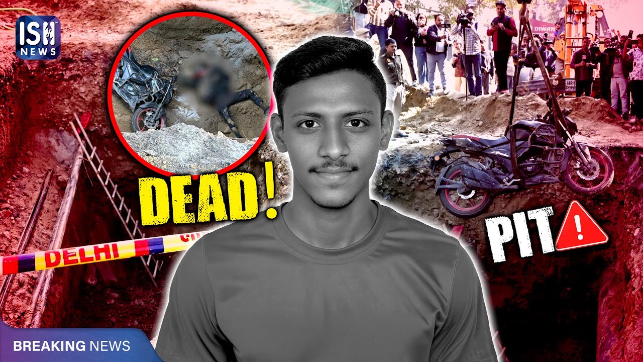 Man on Bike Dies After Falling in a Pit: No Warnings, No Signs, No Help | ISH News