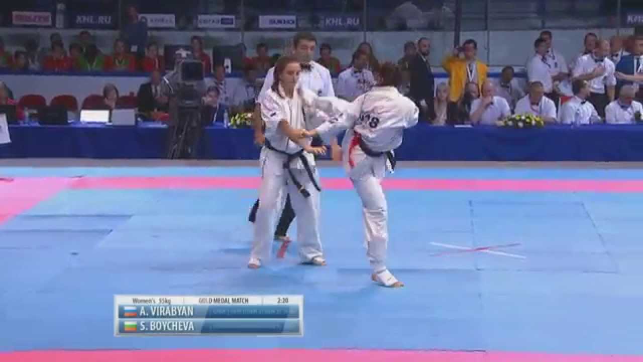 II KWU WC Final w-55kg. Boycheva Stanislava vs. Virabyan Anna