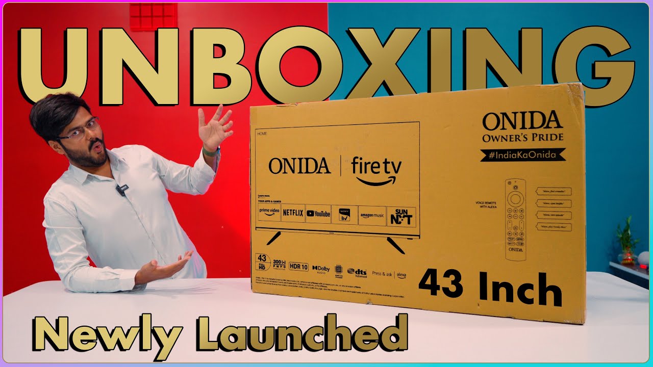 Onida Fire TV Edition 43 Inch Unboxing And Review 🔥 2022 Model Latest Launch 3.0 Edition🔥  अद्भुत