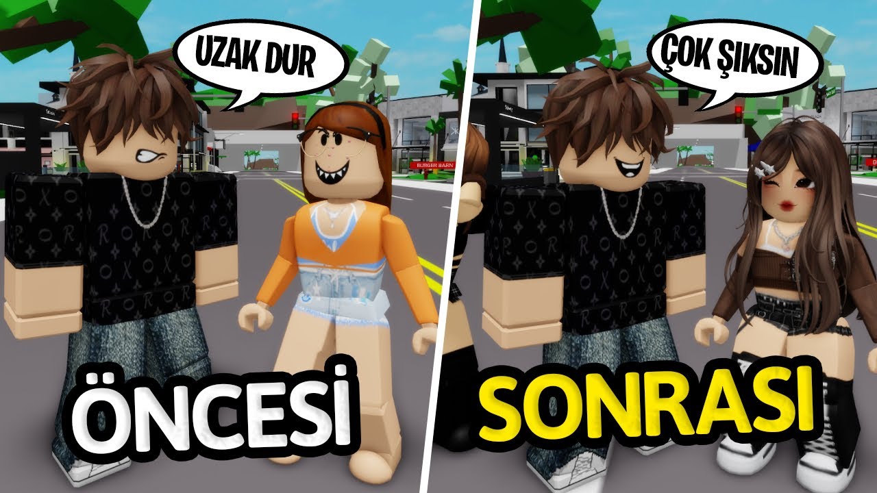 ÇİRKİN OLUP SONRADAN GÜZELLEŞTİM ROBLOX BROOKHAVEN🏡RP