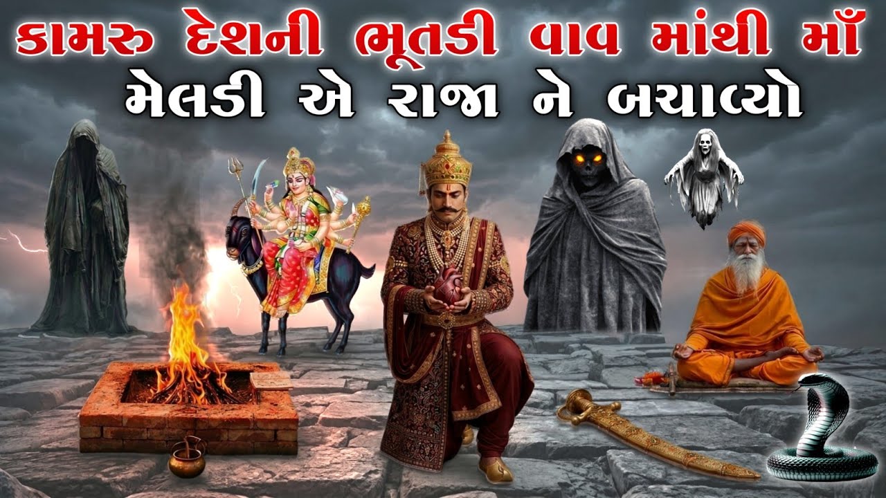 કામરુ દેશની ભૂતડી વાવમાંથી માઁ મેલડી એ રાજા ને બચાવ્યો |  meladi ma no itihas | Raja Meladi