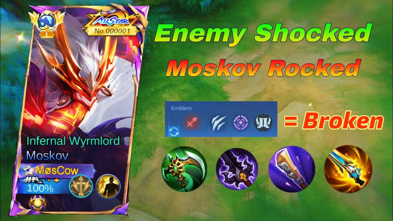 Moskov Core Item = Game Delete ( Unbelievable Damage)