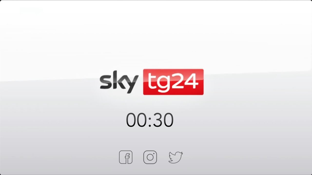 Creazione - Countdown Sky TG24 con grafica 2021