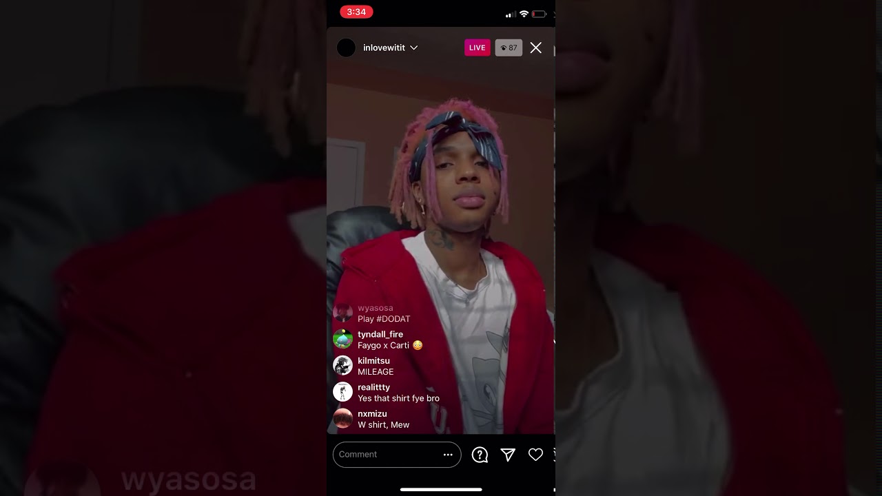 SoFaygo Instagram Q&A (1/25/2021)