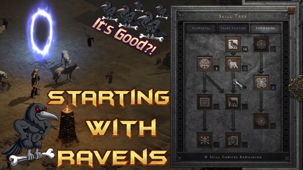 Is Raven Good For Starting Now? Seems So. 👀 - [SSFHC] Zoo Druid [Normal]