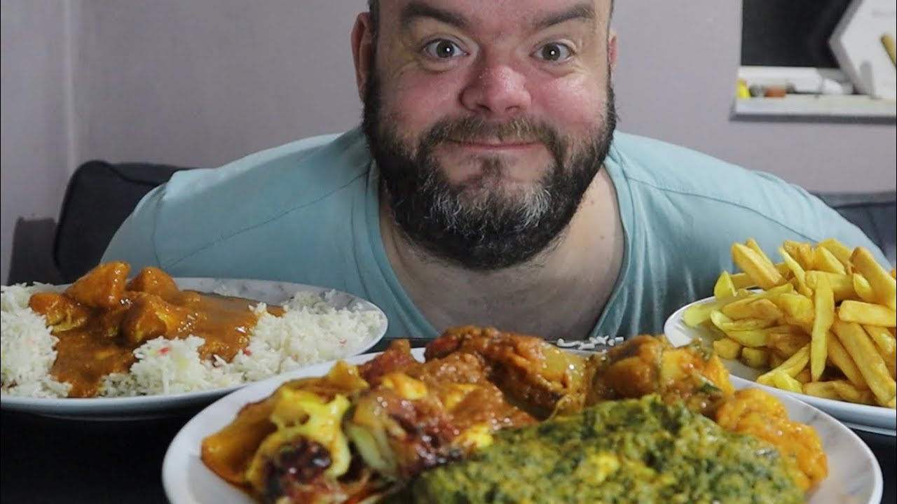 Indian takeaway uk mukbang