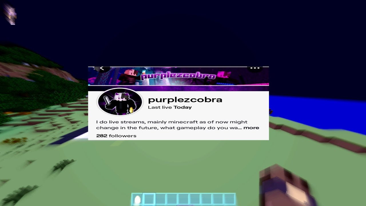I Made This Hive Twitch Streamer [@Purplezcobra15] his Own Mansion.