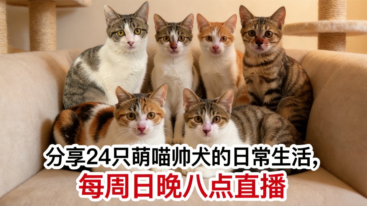 【直播】捡来的五只小浪猫送不出去，要砸手里了？｜李喜猫