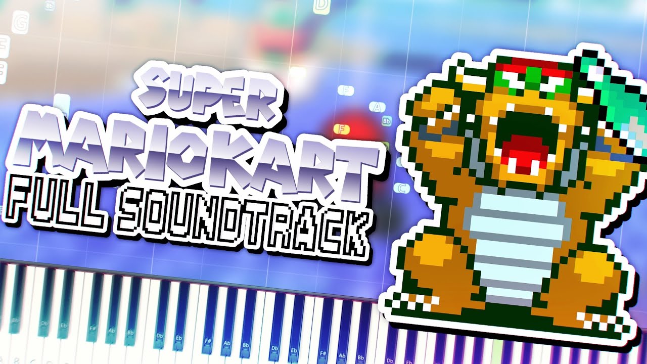 Super Mario Kart Full Piano Album Synthesia