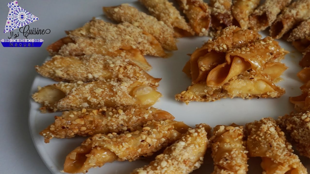 Mandel-Honig-Gebäck | Marokkanische Kekse | Honigstäbchen | Blighate