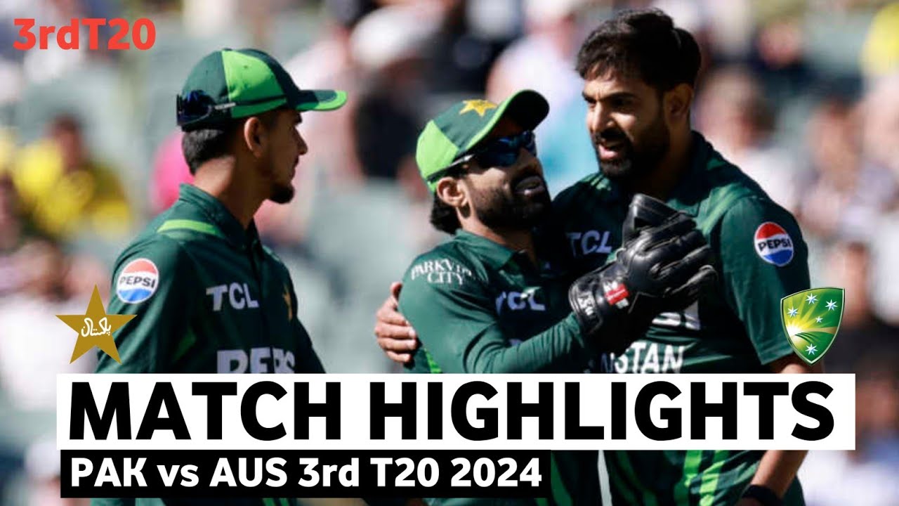 Pakistan vs Australia 3rd T20 Full Match Highlights | PAK vs AUS 2024| PAK vs AUS 3rd T20 Highlights