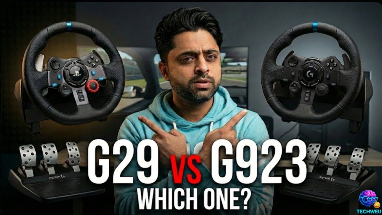 Logitech G29 vs G923 🔥 Which Racing Wheel Should You Buy?