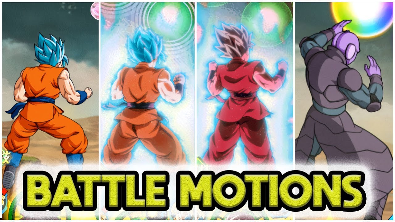 NEW SSBKK GOKU & HIT BATTLE MOTIONS!!!!!! Dragon Ball Z Dokkan Battle