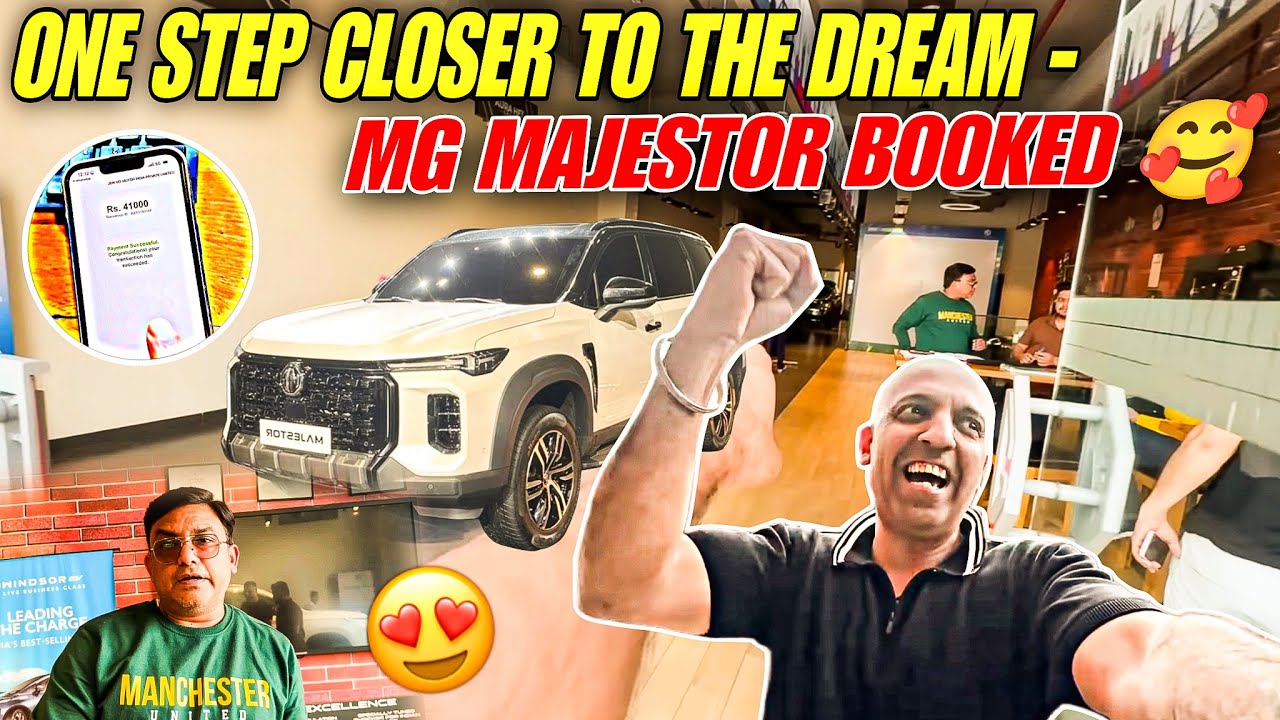 One Step Closer / New Car booked #mgmajestor #newfortunerstatus #newcar 