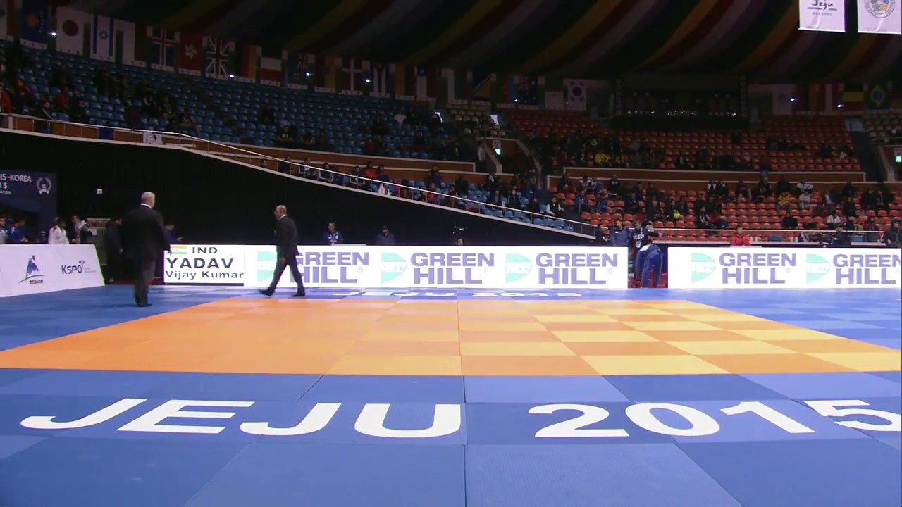 JUDO INDIA VIJAY KUMAR YADAV Grand Prix Jeju 2015  Round 1 -60 kg